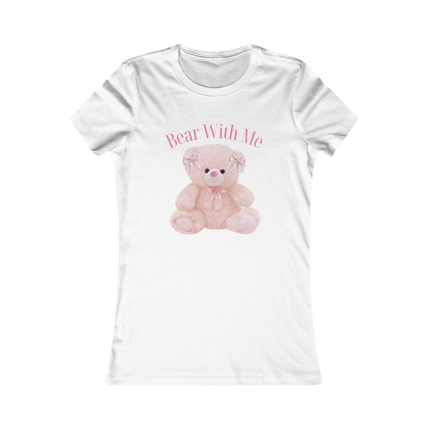 Cute Teddy Bear Coquette Y2K Soft Girl Girly Tee