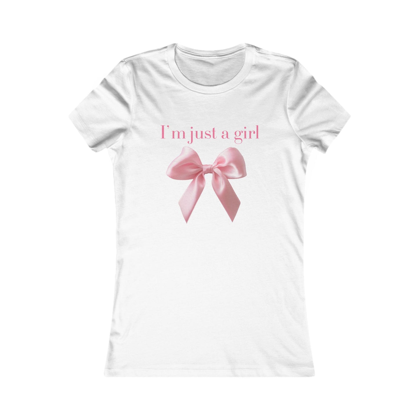 Coquettful Bow Tee - Girly Y2K Soft Girl Coquette Tees