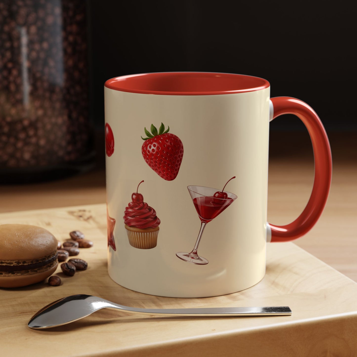 Coquette Mug – Red Girly Aesthetic Coffee Cup