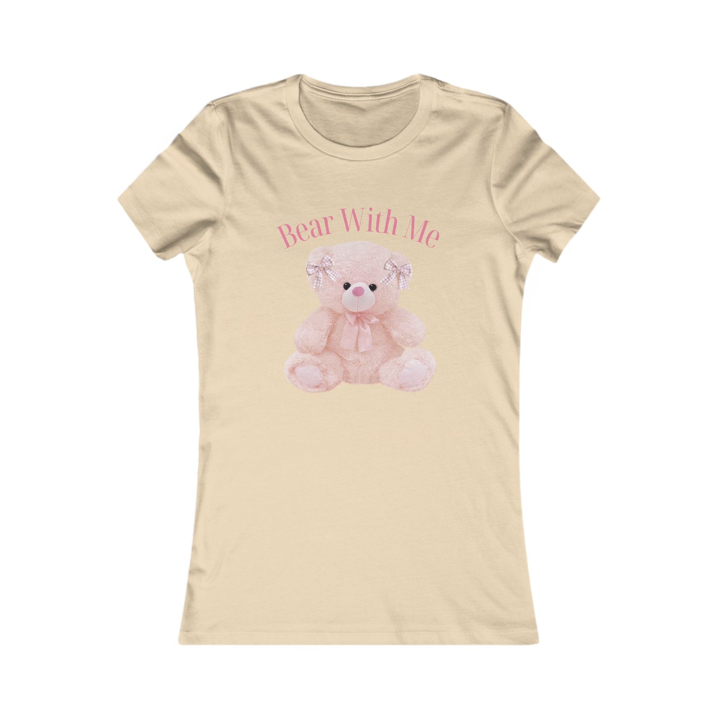 Cute Teddy Bear Coquette Y2K Soft Girl Girly Tee