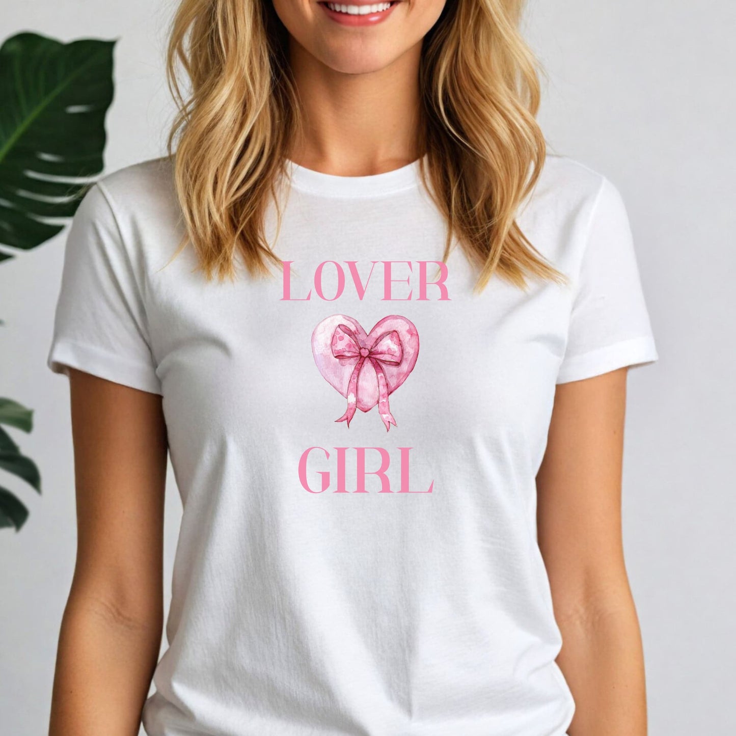 LOVER GIRL Tee – Coquette Valentine’s Graphic T-Shirt