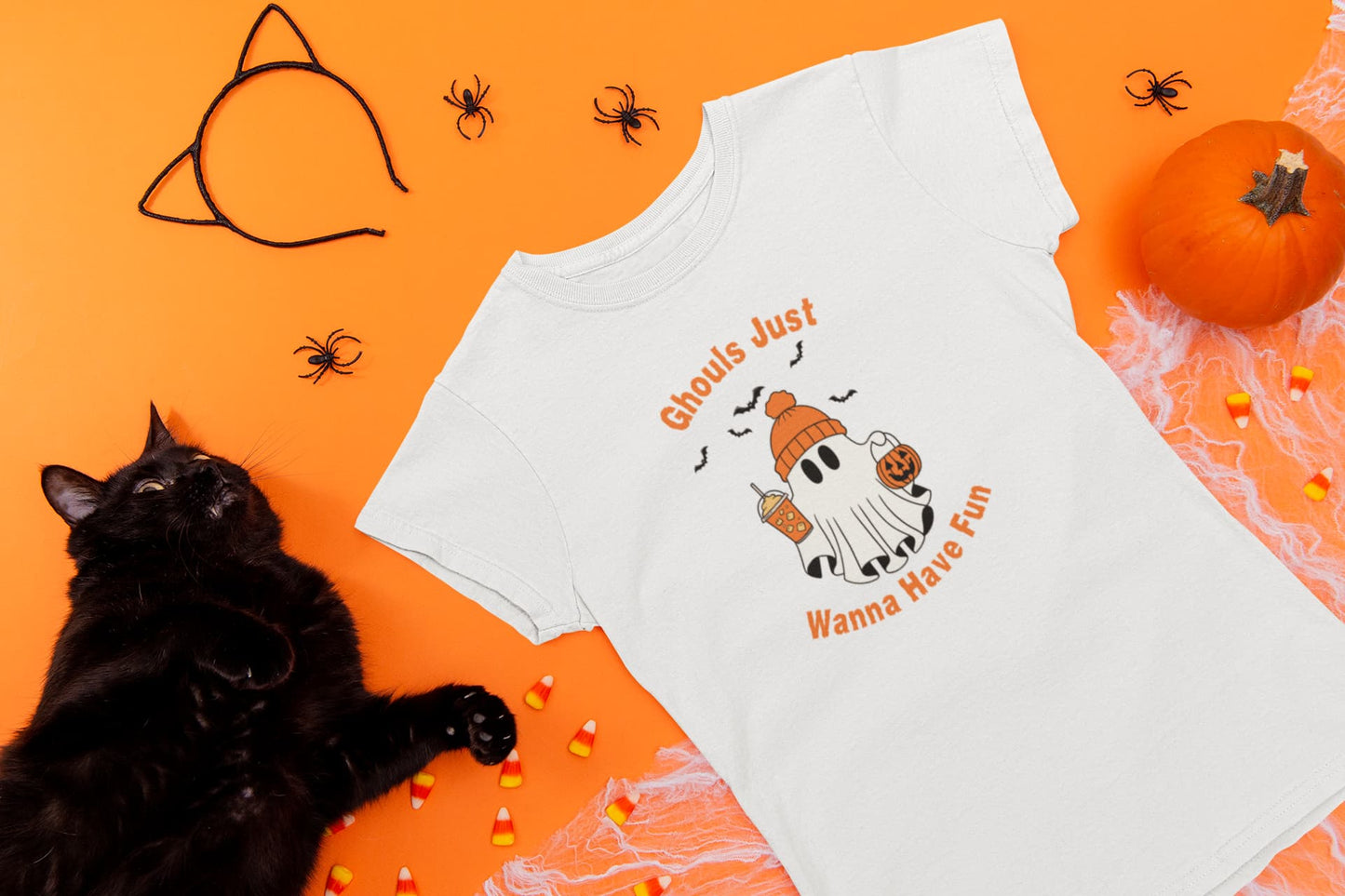 Halloween Ghoste Tshirt Spookie Season Halloween Cuteful Shirt